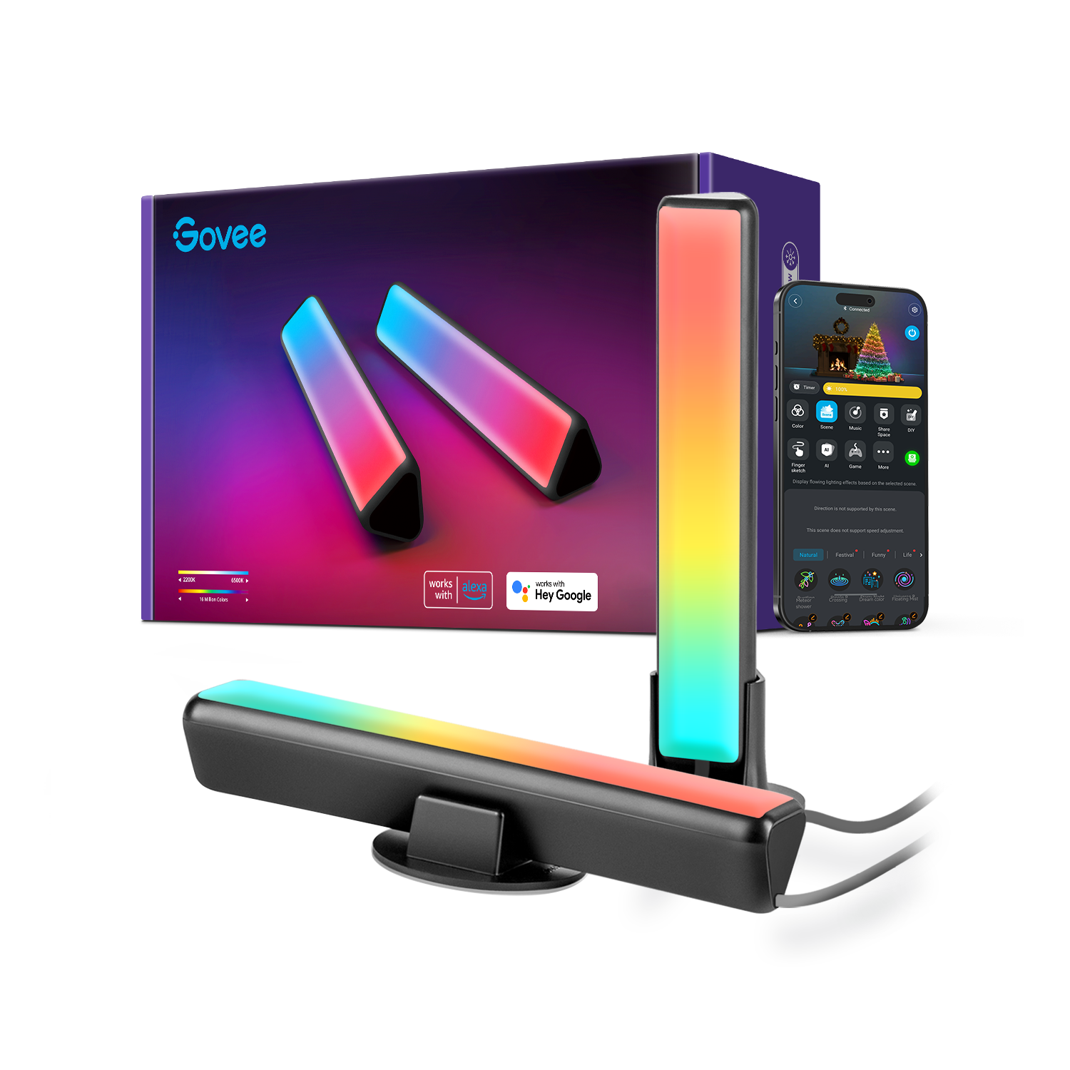 ??Business Only??Govee RGBICWW WiFi + Bluetooth Flow Plus Light Bars